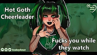 Η Goth Cheerleader Κάνει Μια Αισθησιακή Πίπα Και Χειροδουλειά Σε Βίντεο Hd